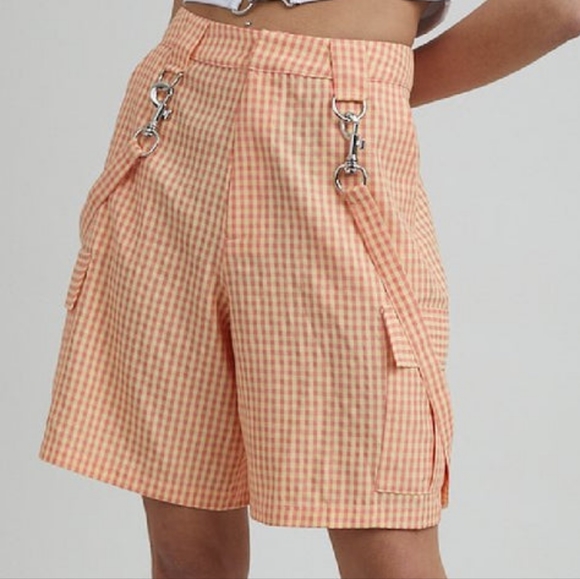 The Ragged Priest Pants - The Ragged Preist Daylight Woven Check Shorts Size Medium